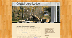 Desktop Screenshot of crystallakelodge.com